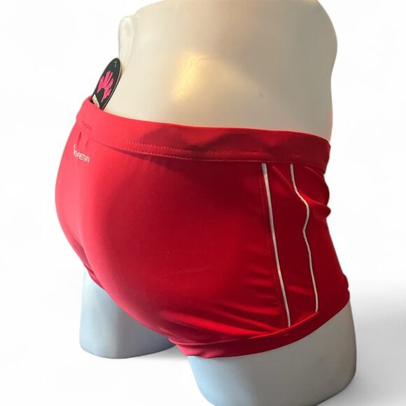 Andrew Christian Bulge C-Ring Trunk Red Large - Picture 4 of 12